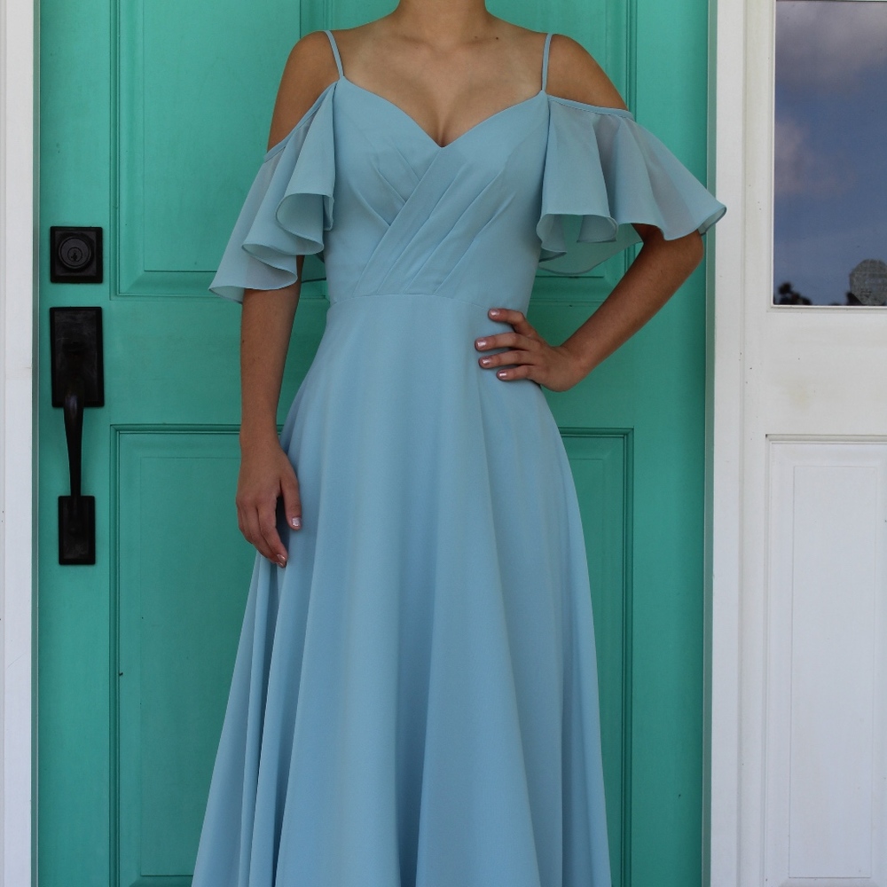 Light Blue Bridesmaid/Prom Dress